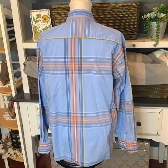Tackle & Tide Plaid Long‎ Sleeve Button Down Large - Picture 5 of 10